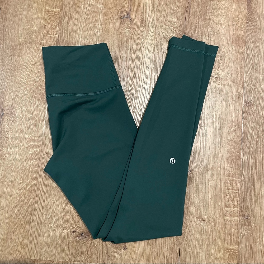 lululemon athletica Dark Green Leggings